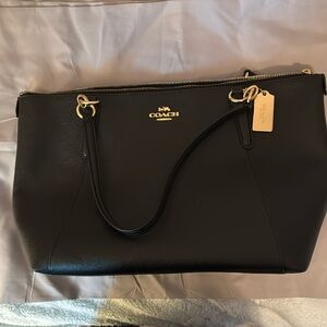 Coach Ava Tote with gold trim